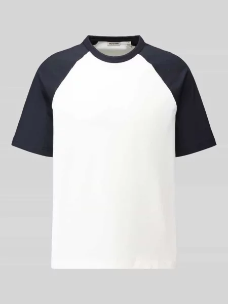 T-shirt o kroju relaxed fit z czystej bawełny model HEATON' Only & Sons biała