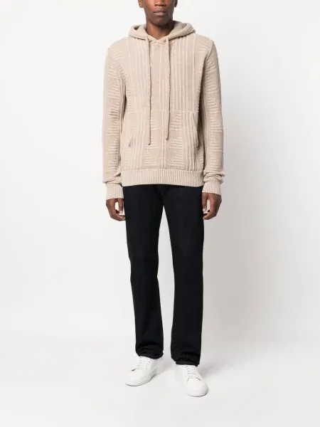 Blugi Emporio Armani cu autograf albastru