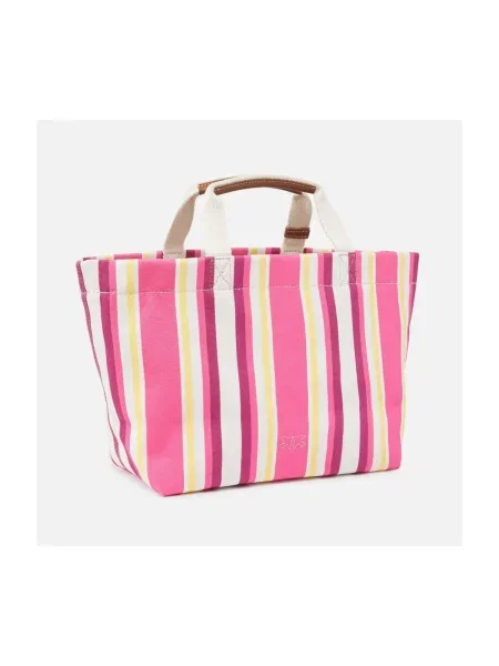 Geantă shopper Pinko roz