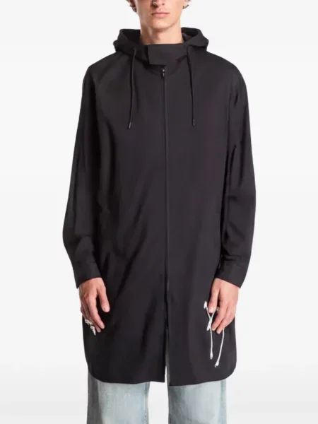 Cămașă Y-3 cu glugă negru