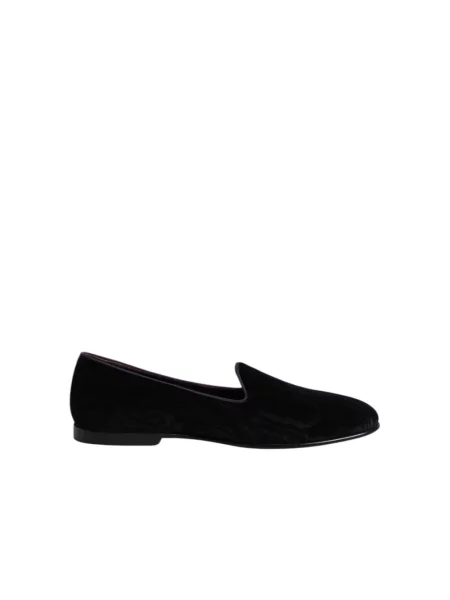 Haftowane półbuty Dolce And Gabbana czarne
