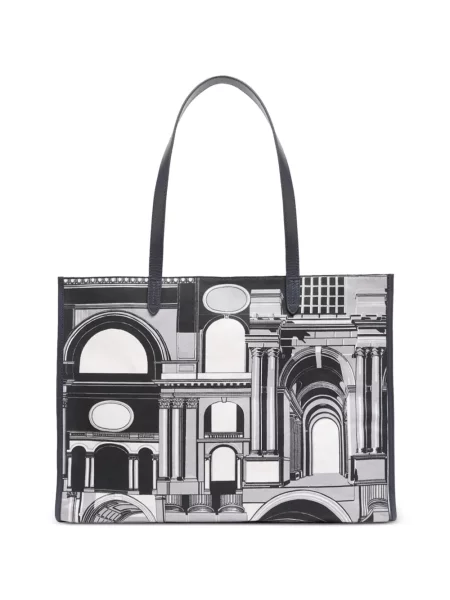 Geantă shopper Inoui Editions cu imagine alb