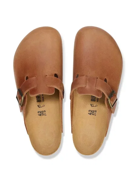 Кожаные шлепанцы Birkenstock