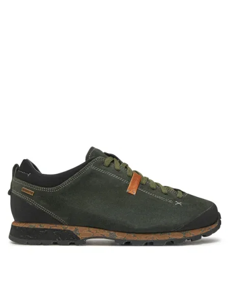 Pantofi Aku din piele de căprioară verde