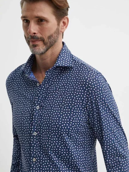 Paul&Shark camasa barbati marin cu guler clasic regular albastru