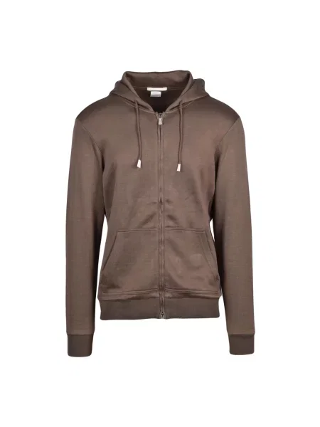 Bluza rozpinana Eleventy brązowa