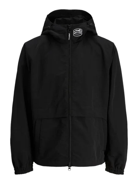 JACK & JONES Geacă de primăvară-toamnă JCOUNION negru alb