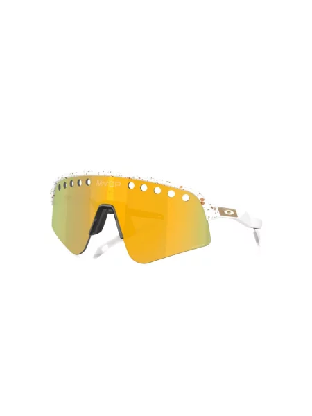 Oakley Akcesoria unisex Żółty ONE SIZE Żółte okulary przeciwsłoneczne z dużymi soczewkami białe