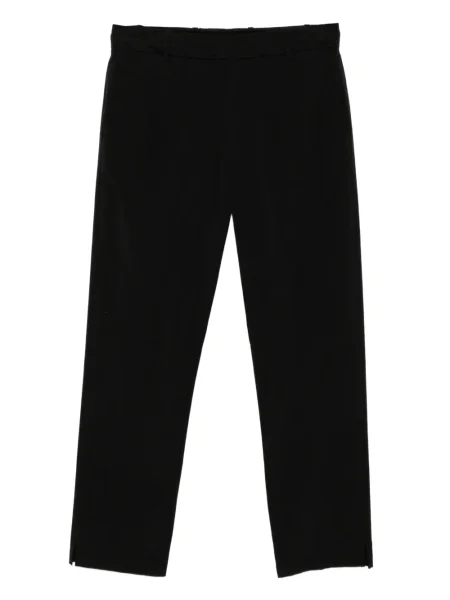 Pantaloni James Perse din poplin negru
