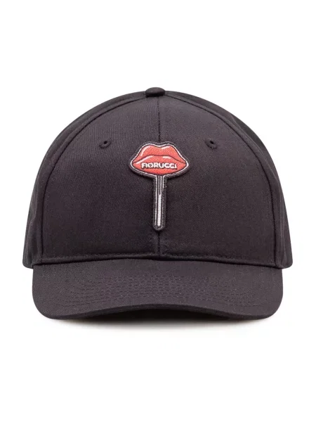 Czapka z daszkiem Fiorucci czarna