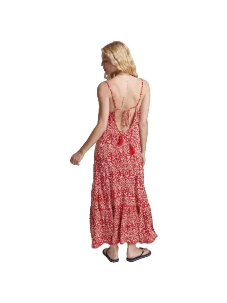 Hosszú ruha Superdry piros