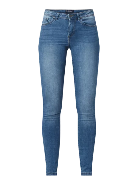 Jeansy o kroju z dodatkiem streczu niebieskie