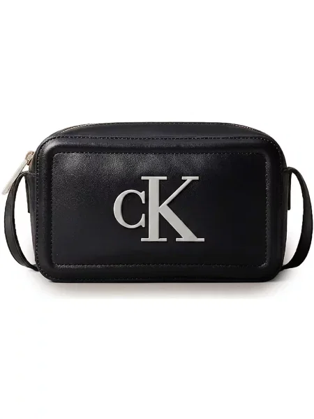 Calvin Klein Taška cez rameno / biela čierna