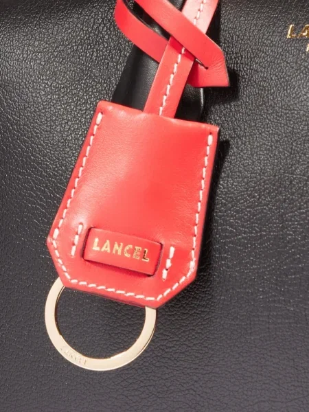 Geanta de piele Lancel din piele negru