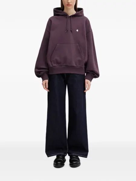 Hanorac cu glugă Carhartt Wip cu broderie violet