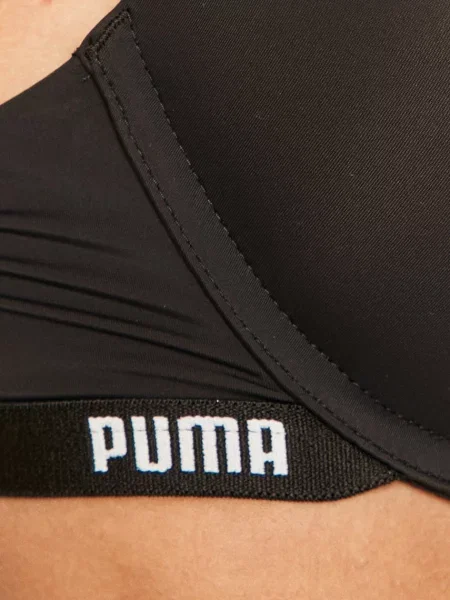Biustonosz push up z watowanymi miseczkami Puma czarny
