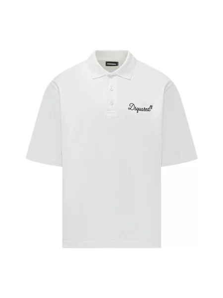 Koszulka polo Dsquared2 do tenisa biała