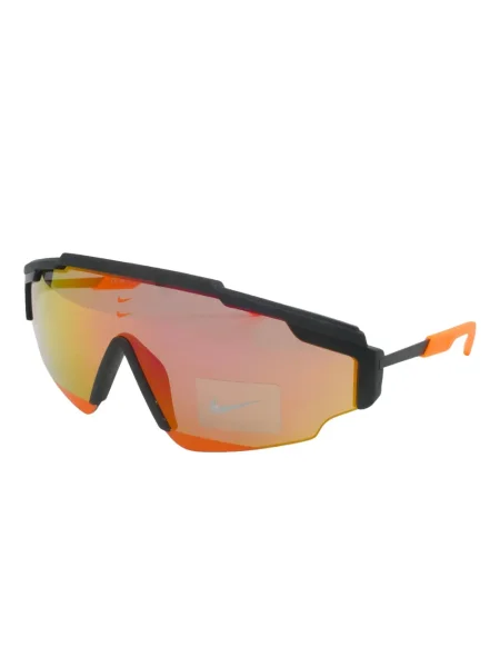 Ochelari de soare Nike cu cordon din jerseu cu imprimeu abstract gri