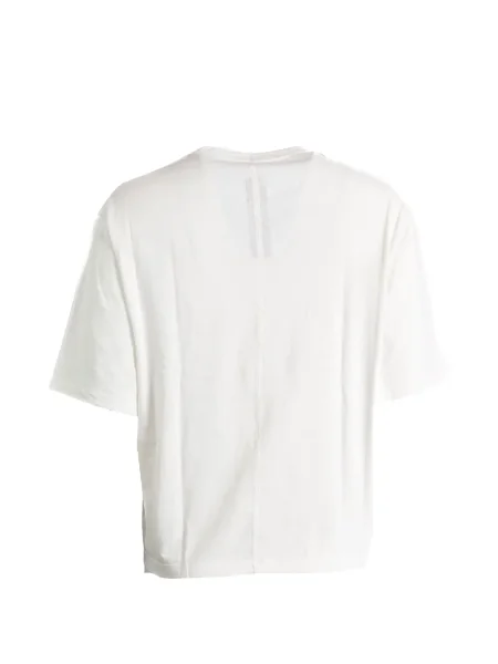Tricou Rick Owens scurt alb