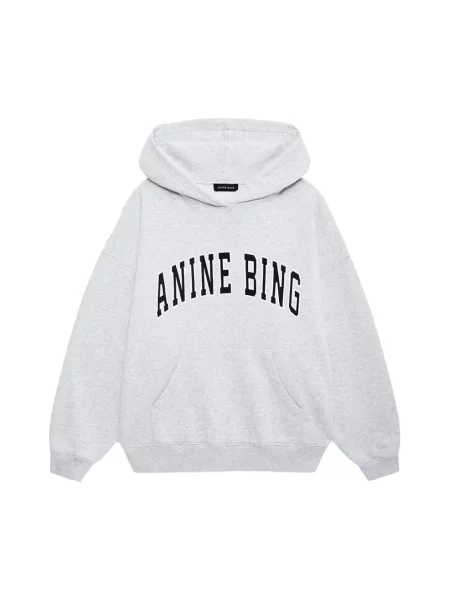 Bluza z kapturem Anine Bing szara