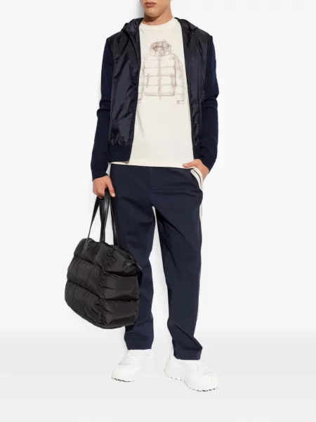 Scurt tricou Moncler cu imagine