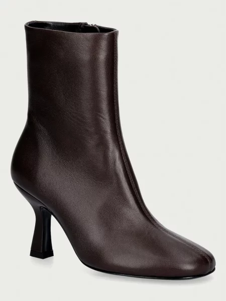 Souliers Martinez botine pentru femei din piele TALIN maro