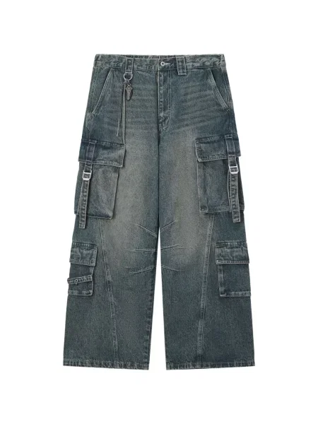 Pantaloni cargo Musium Div. albastru