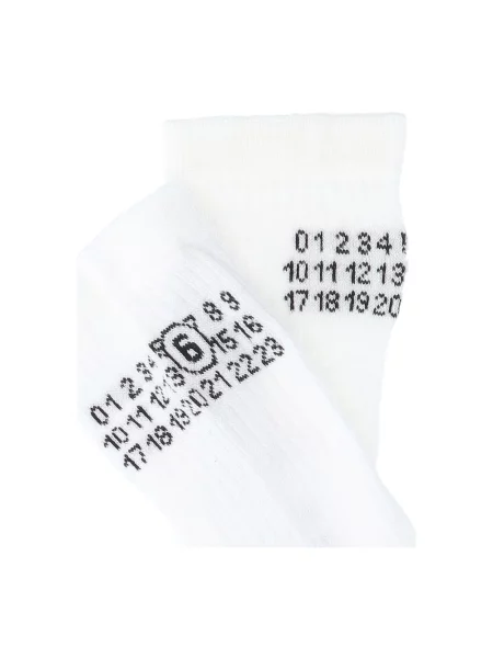 Skarpety Mm6 Maison Margiela białe