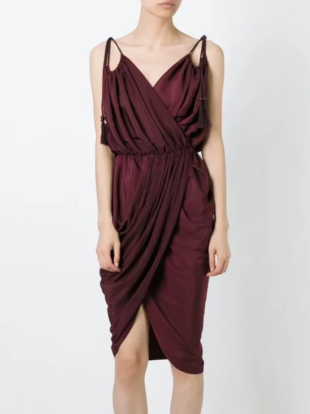 Rochie Lanvin drapată roz