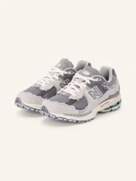 Sneakersy New Balance skórzane szare