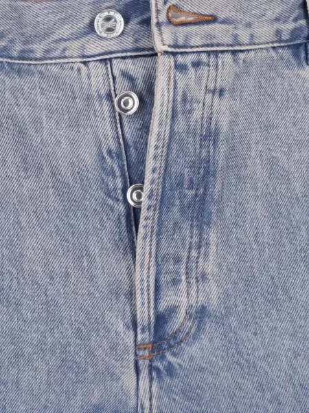Дънки straight leg A.p.c. синьо