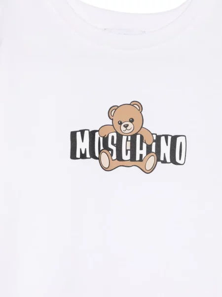 Sukienka dziecięca Moschino biała