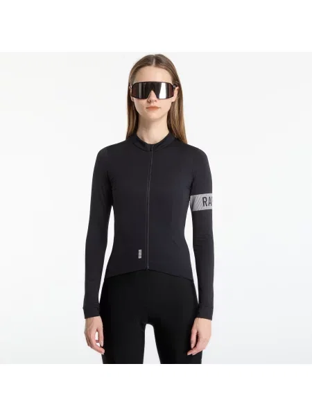 Lung tricou Rapha cu mâneci lungi din jerseu alb