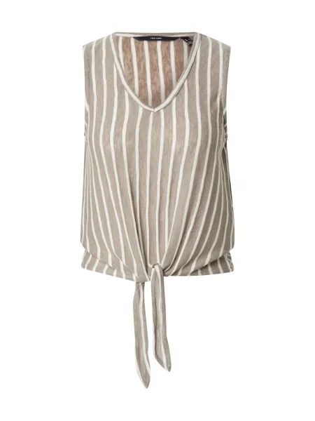 VERO MODA Top VMLANA grej alb