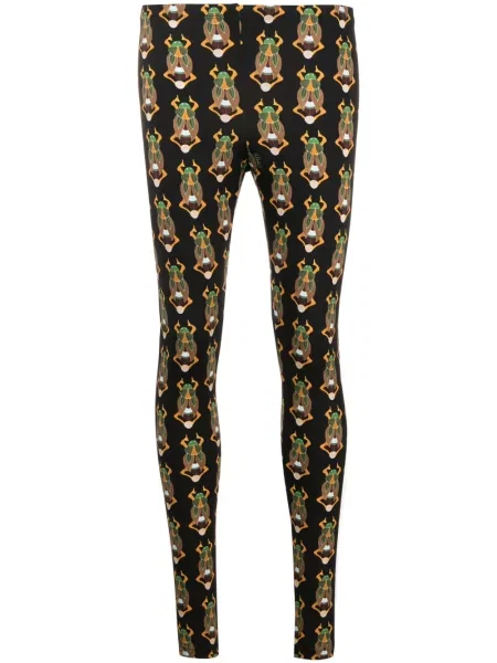 Leggings La Doublej cu imagine negru