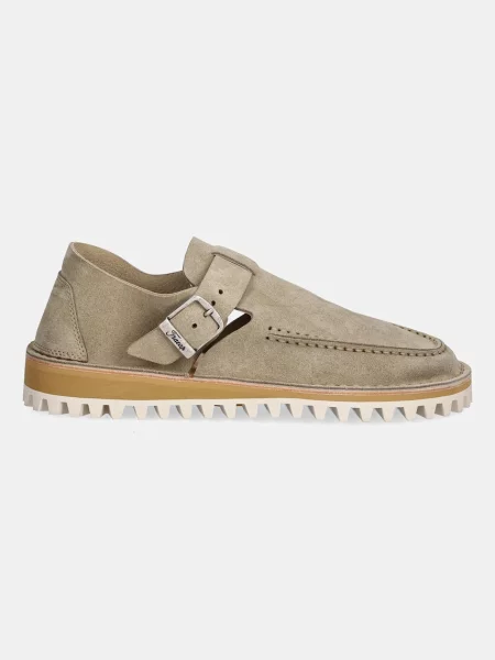 Fracap Δερμάτινα μοκασίνια Sandals μπεζ