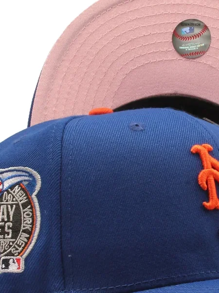 Șapcă New Era Cap cu broderie albastru