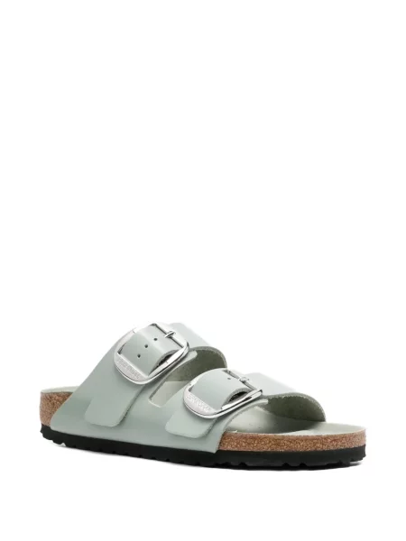 Remenčić sandale Birkenstock sa kopčom zelena