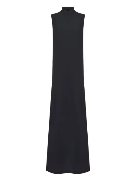 Rochie maxi Taller Marmo fără mâneci de costum negru