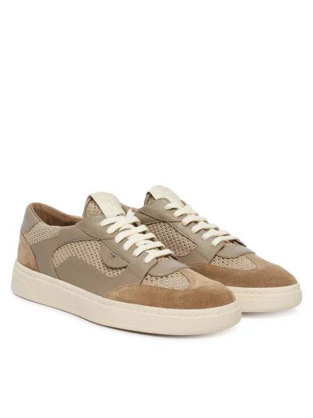 Sneakersy Giuseppe Zanotti Tmavo béžová