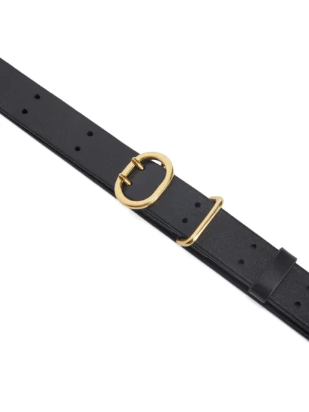 Curea Jil Sander din piele negru