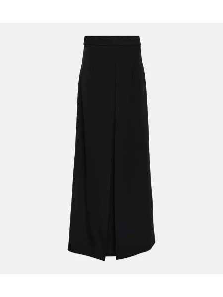 Maksi spódnica maxi Tod's wełniana czarna