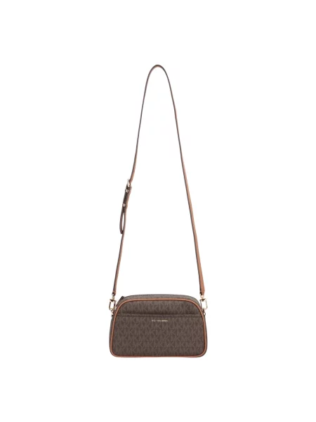 Michael Kors Torebki Kobieta ONE SIZE Skóra Listonoszka z powlekanej drukowanej tkaniny brązowy