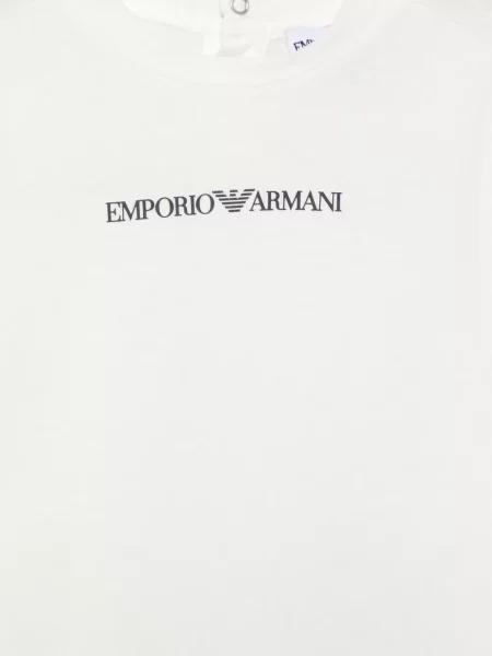 Koszulka dziecięca Emporio Armani biała