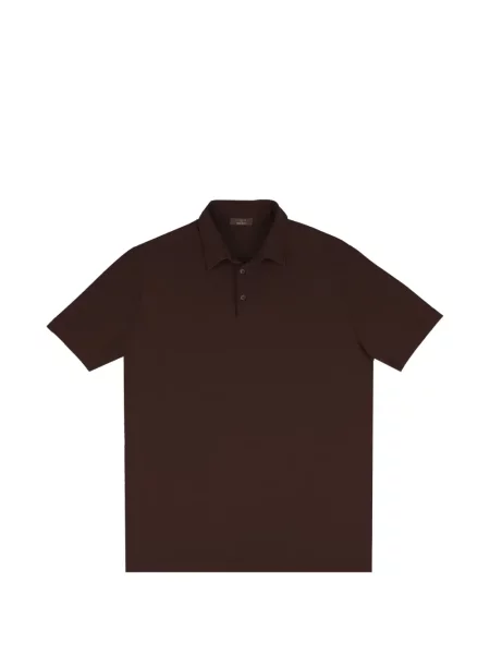 Scurt tricou polo Slowear maro