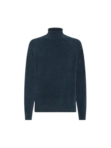 Sweter z golfem Rrd do golfa niebieski