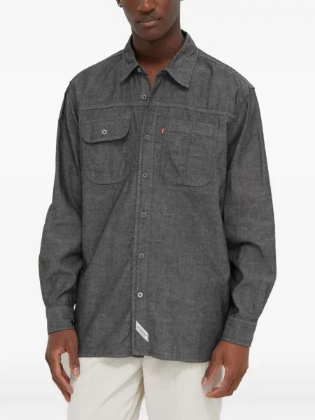 Scurt pantaloni scurți Levi's® cu broderie cu dungi alb