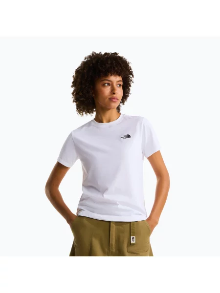 Tricou pentru femei The North Face Evolution Simple Dome Slim SS tnf white alb