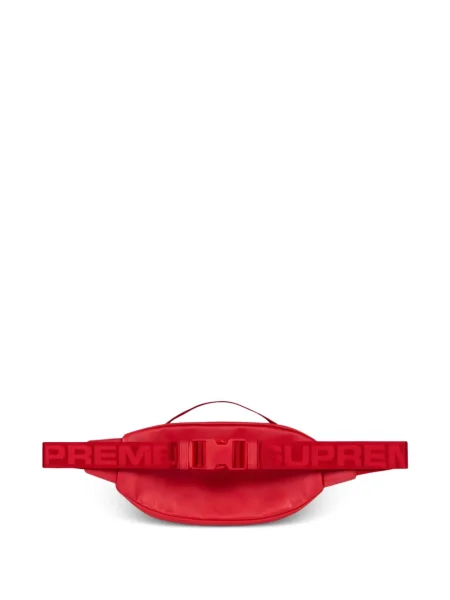 Кожаный колан Supreme червено