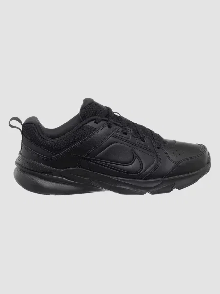 Кожаные кроссовки Nike черные